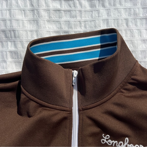 Y2K Hollister Pro Sport Retro Waimea Longboard Classic Brown Track Jacket, L - Picture 8 of 12